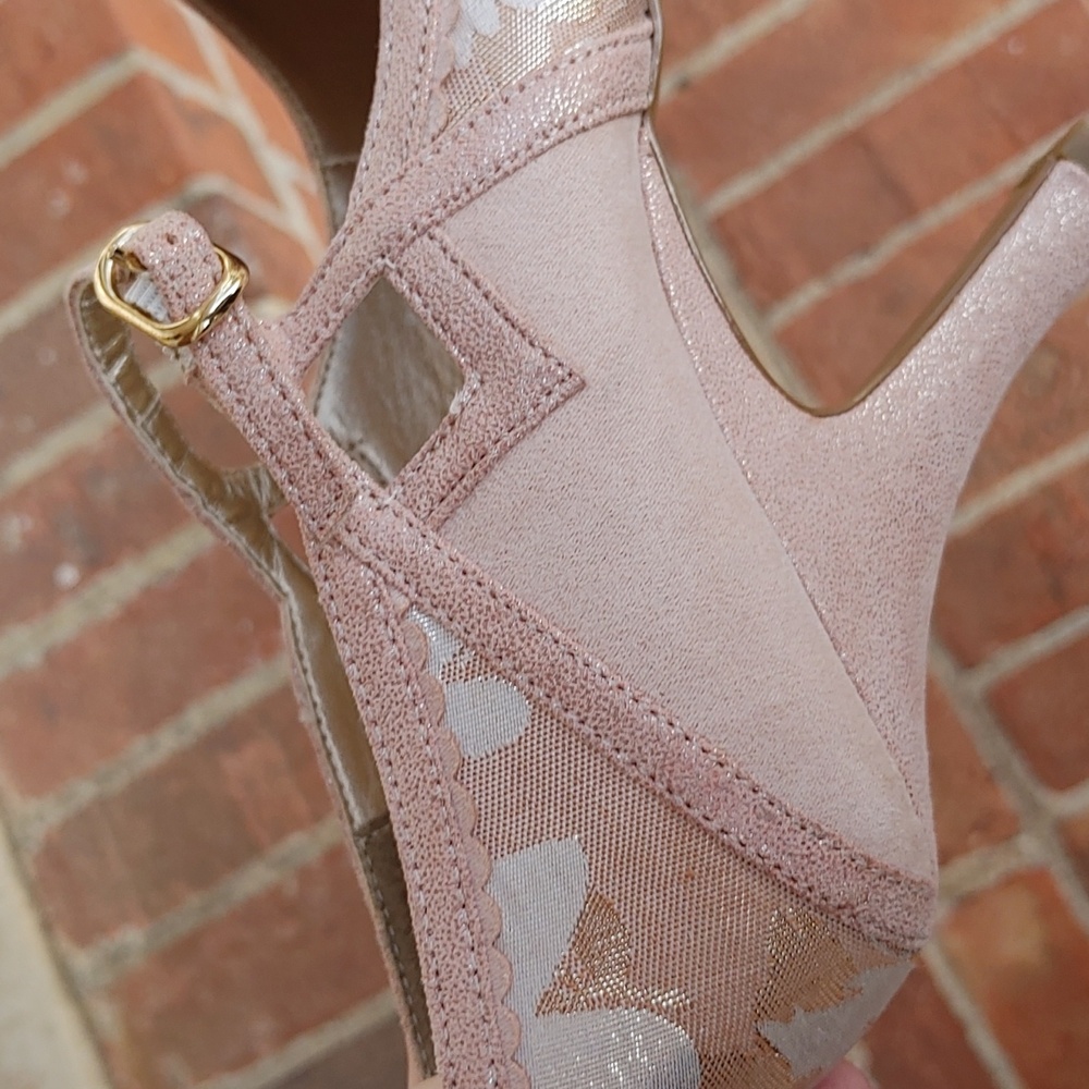Ruby Shoo Yasmin Rose Gold Mary Jane 4" Heel Size 7 - Picture 7 of 10